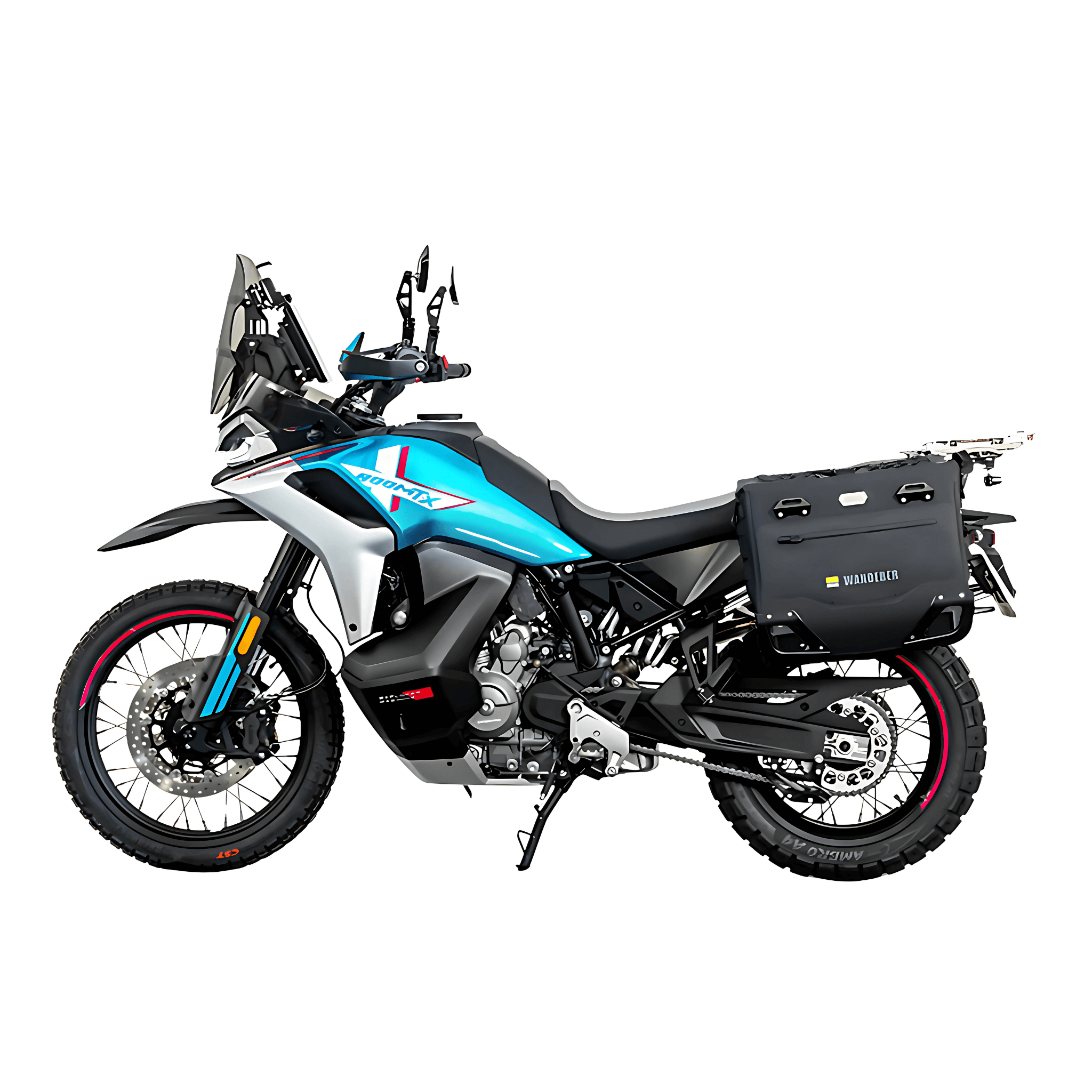Halbharte Wanderer LOBOO-Koffer für CFMOTO 800MT X – Endurrad®