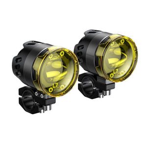 Zugelassene LED-Zusatzscheinwerfer für Motorräder mit Abblend- und Fernlicht, 8 Stufen