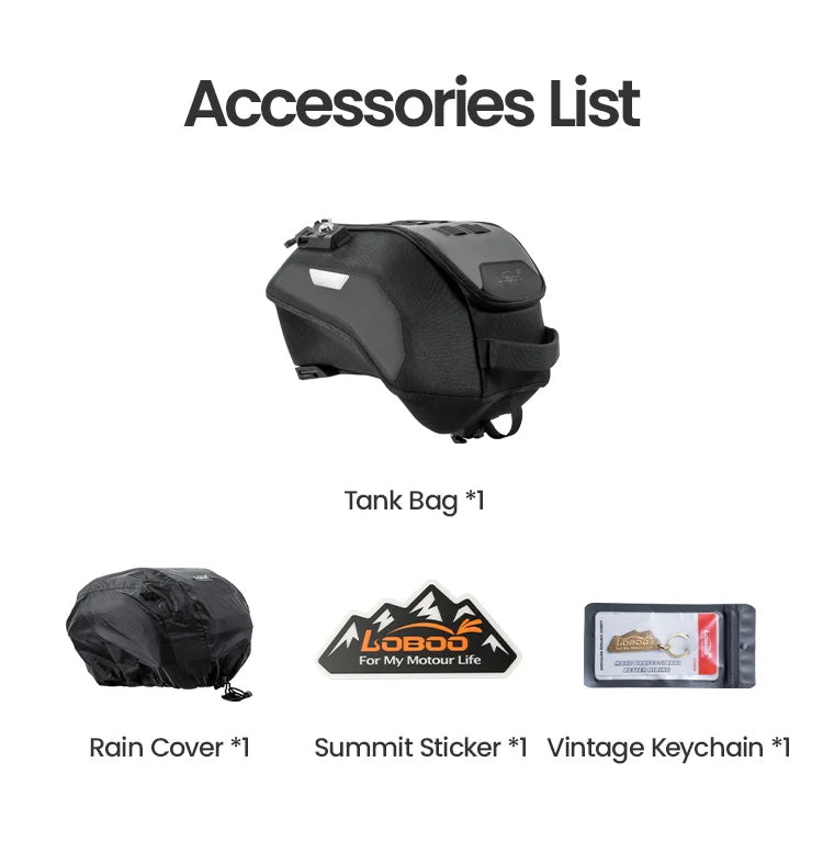 Borsa serbatoio LOBOO BTB13BK per BMW R1300GS Adventure – dettaglio 20
