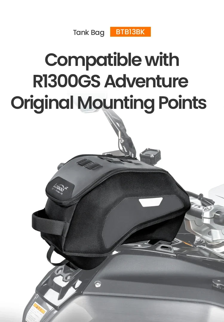 Borsa serbatoio LOBOO BTB13BK per BMW R1300GS Adventure – dettaglio 10