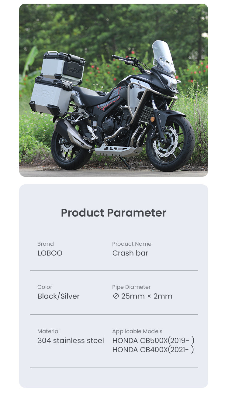 Paramotore LOBOO per Honda CB400X – dettaglio 23