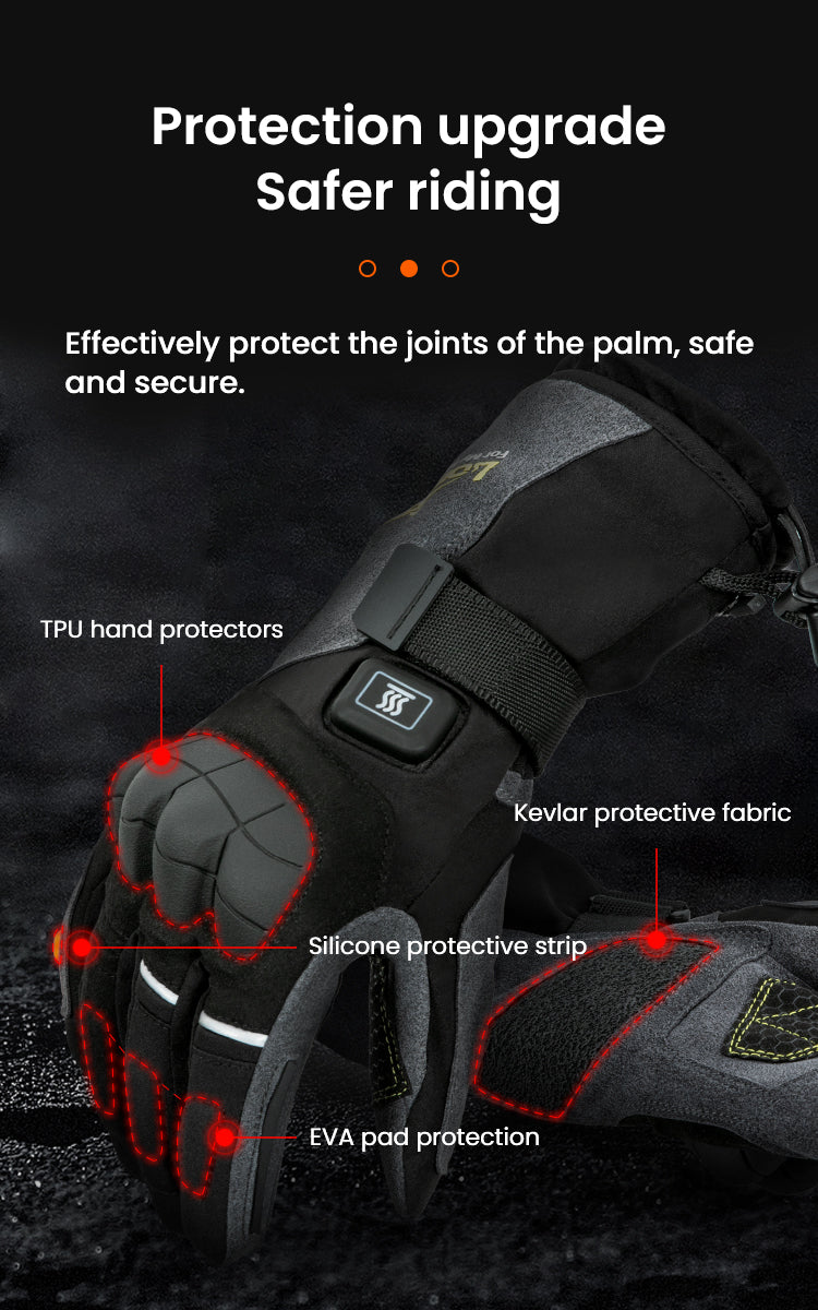 Guanti riscaldati LOBOO – dettaglio 17