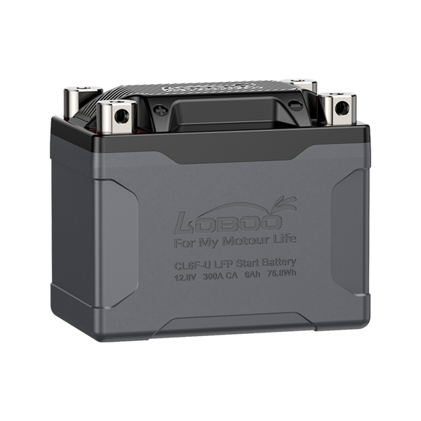 LiFePO4-Lithiumbatterie für Motorräder, 12,8 V, 6 Ah oder 12 Ah