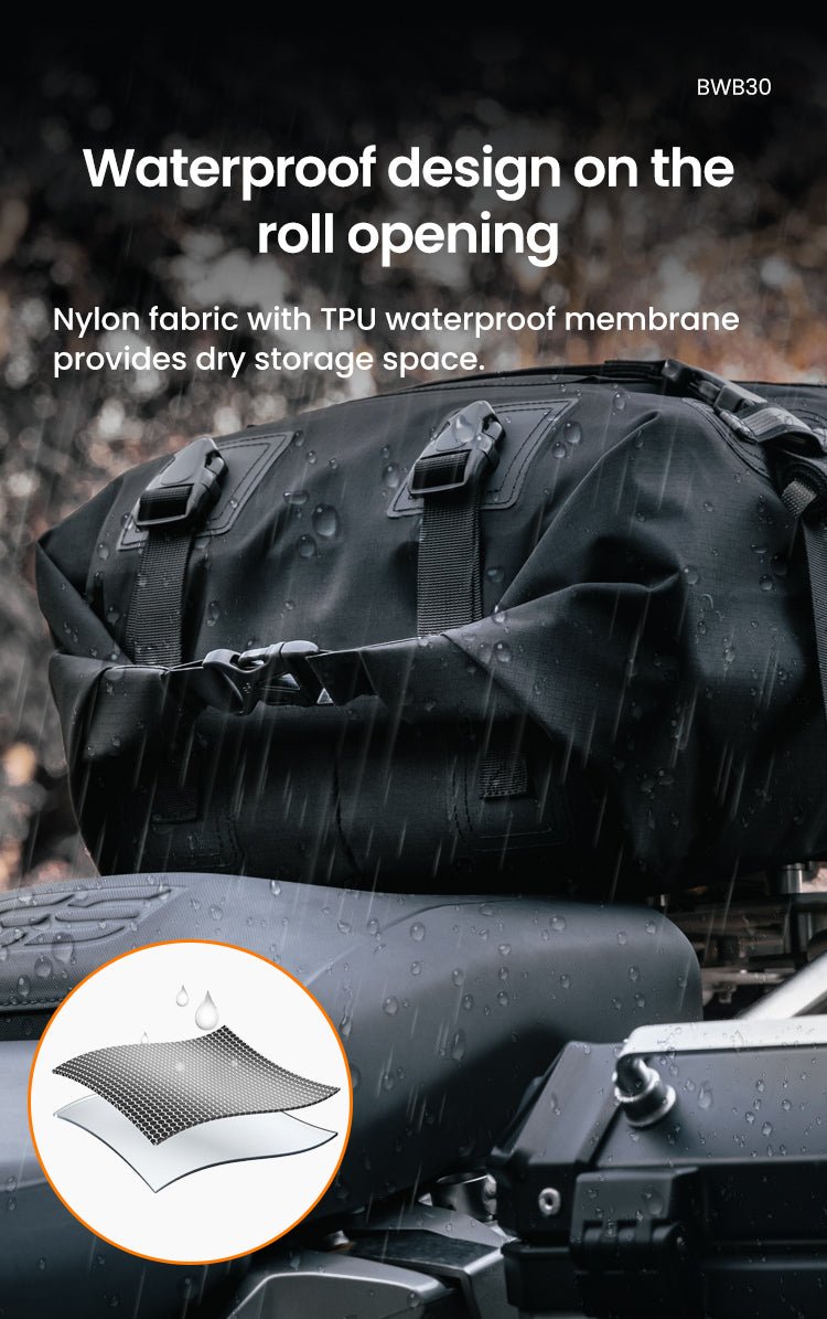 Faltbare und wasserdichte Tasche 30 l – Endurrad.com