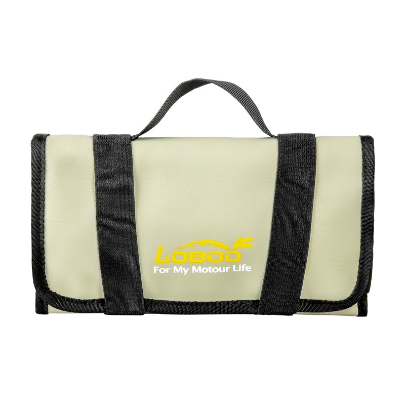 Borsa attrezzi LOBOO BGJB03 chiusa, vista frontale obliqua