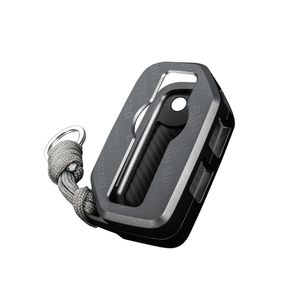 BMW Keyless Ride-Motorradschlüsselhülle aus CNC-Aluminium und Kevlar