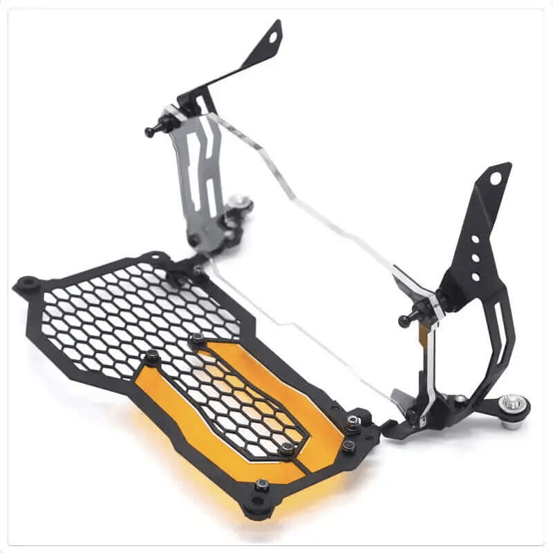 Scheinwerfergitter mit farbigem Plexiglas BMW GS - Endurrad.com