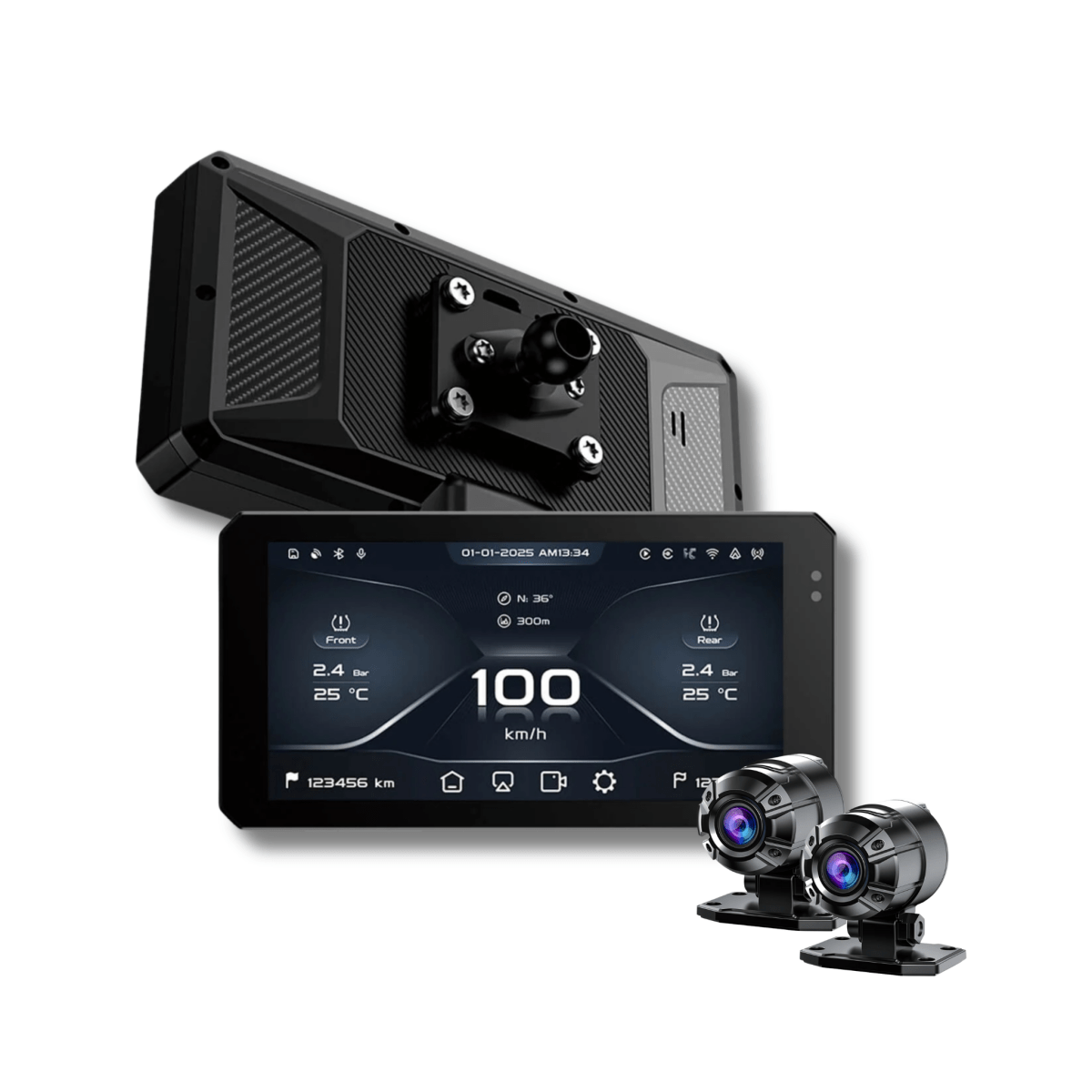 JADO S6 + Front- und Heck-Dashcam Sony 2MP