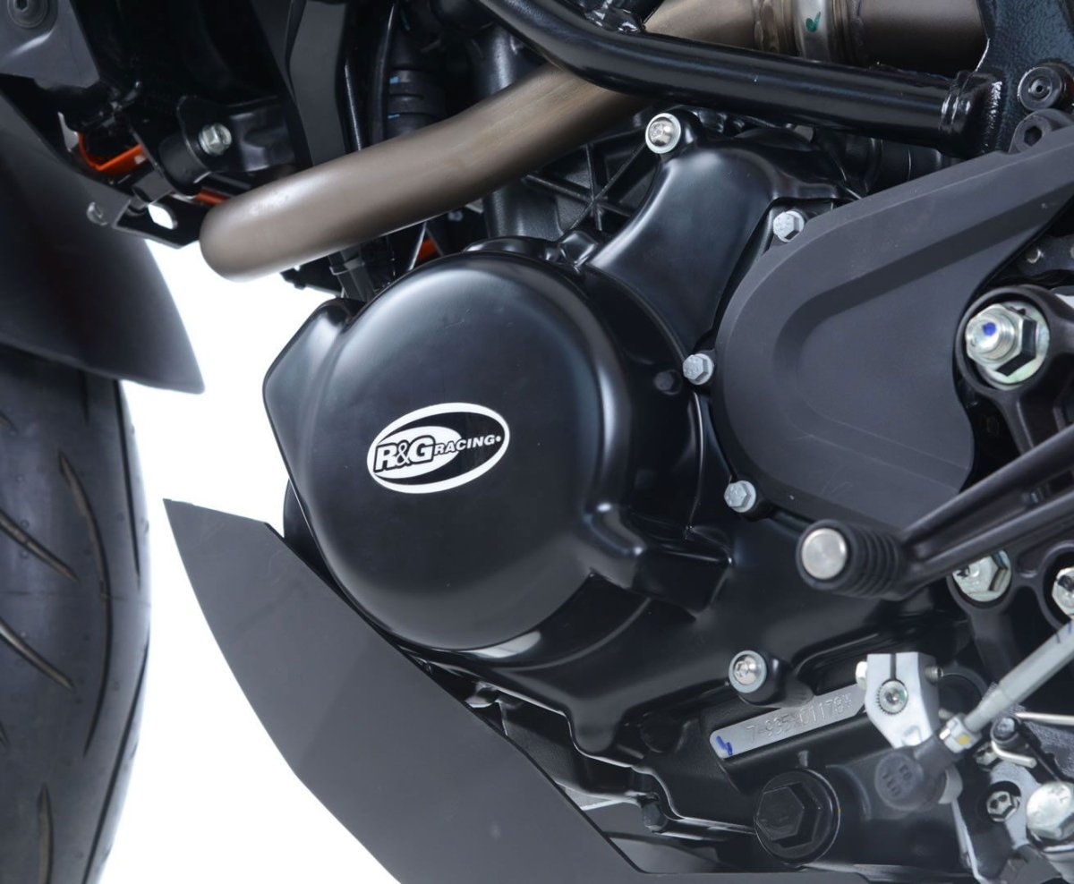 kit 2 pezzi (ECC0241BK - ECC0242BK) - protezione motore KTM 125 Duke '17 - / RC125 '17 - R&G - ENDURRAD