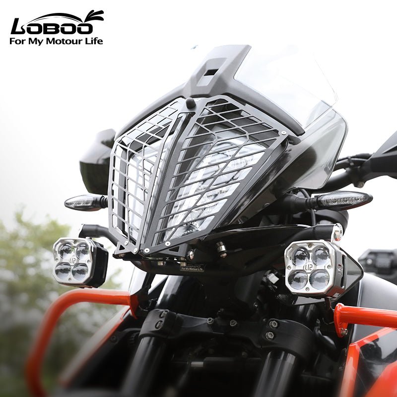 Supporto faretti LOBOO per KTM 790 Adventure / R – dettaglio 1
