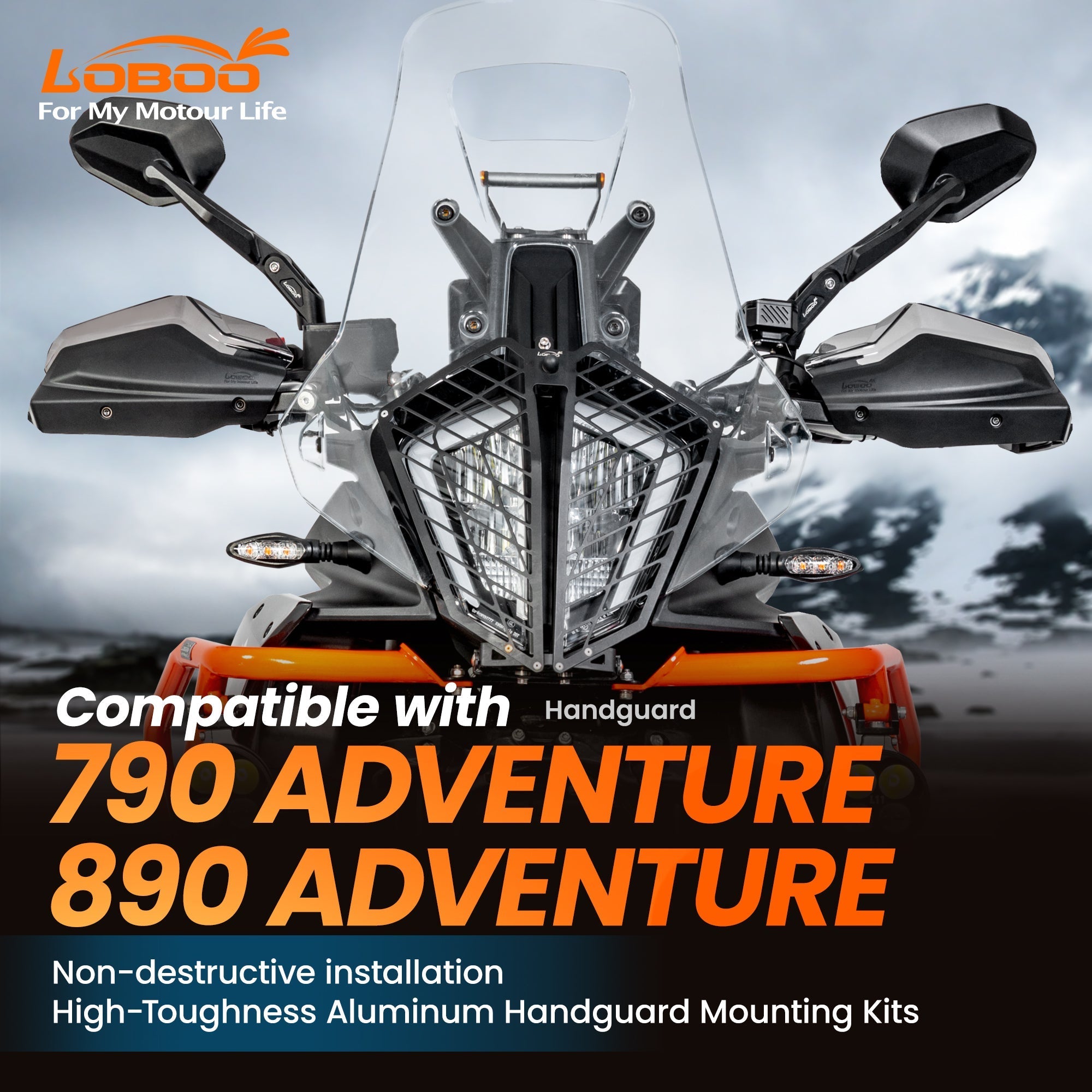 Paramani LOBOO CHS222 per KTM 790 Adventure – dettaglio 6