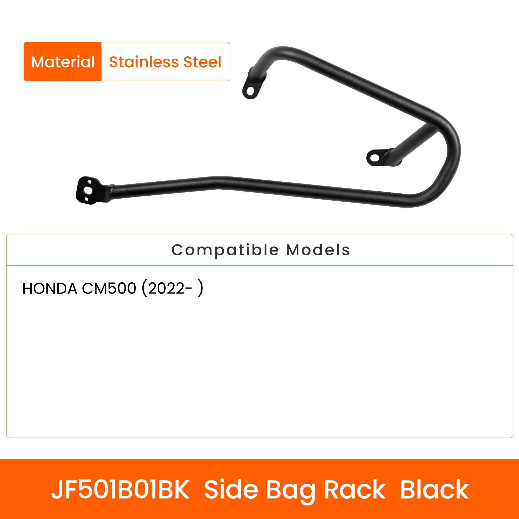 Borsa laterale LOBOO BCB12BK per Honda CM500 Compatibile – dettaglio 20