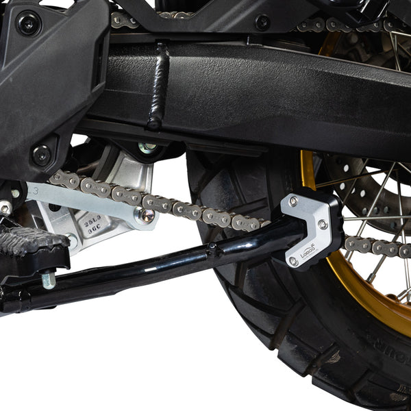 Seitenständerplatte für Suzuki V-Strom 800DE ab 2024 | CNC-Aluminium, 125 g