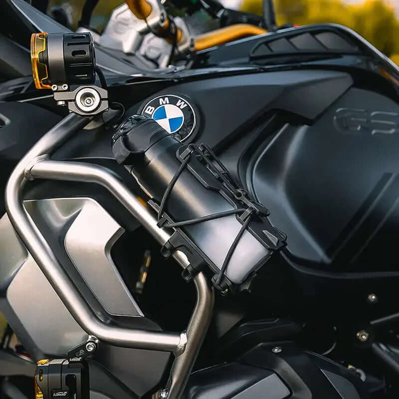 Flaschenhalter für Motorradreisen – Endurrad.com