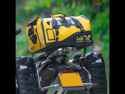 Video laden: Valigia posteriore per moto impermeabile