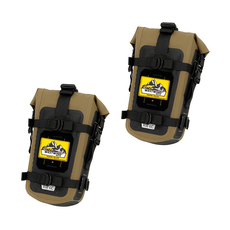 Ranger Wilds RW6C - Coppia Borse Crash Bars Moto Impermeabili (6L) - ENDURRAD