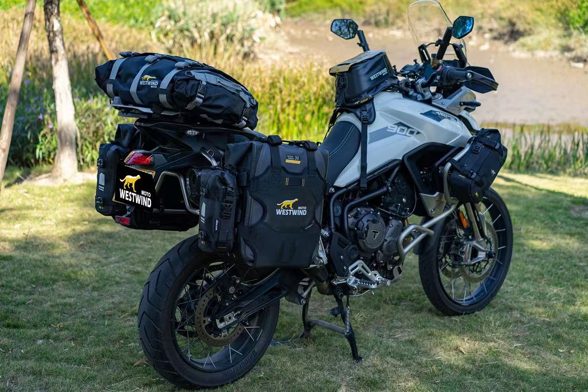 Set Portapacchi TRIUMPH TIGER 900/850 - Telaietti Laterali in Acciaio per Borse Morbide - ENDURRAD