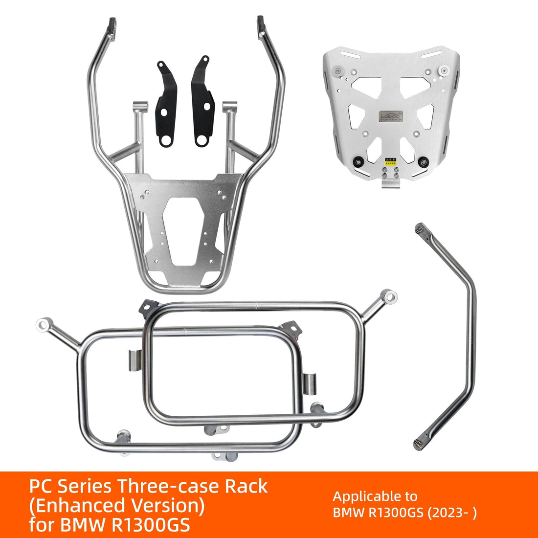 Sistema portapacchi tre valigie LOBOO per BMW R 1300 GS
