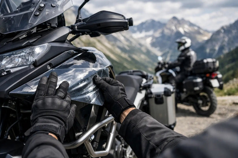 So schützen Sie Motorradverkleidungen unterwegs