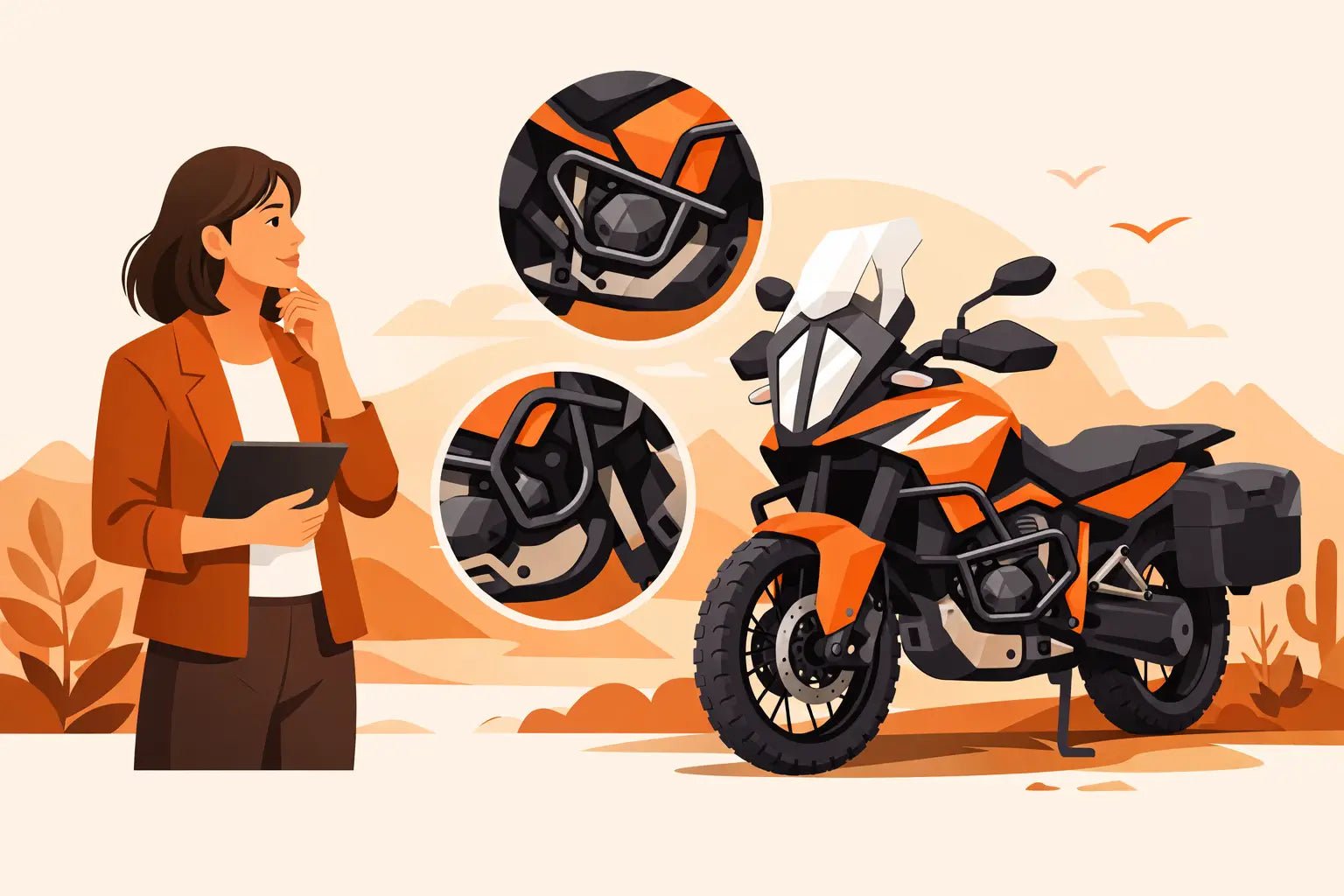 Crash bar KTM Adventure: come scegliere bene - Endurrad®