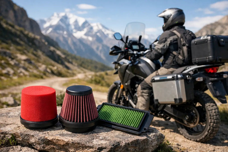 Luftfilter für Adventure-Motorräder: Papier, Schaumstoff oder Baumwolle, wie oft man ihn wechseln und wie man ihn reinigen sollte