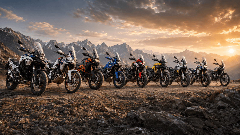 Die 10 am besten ausgestatteten Motorräder für Reisen im Jahr 2026
