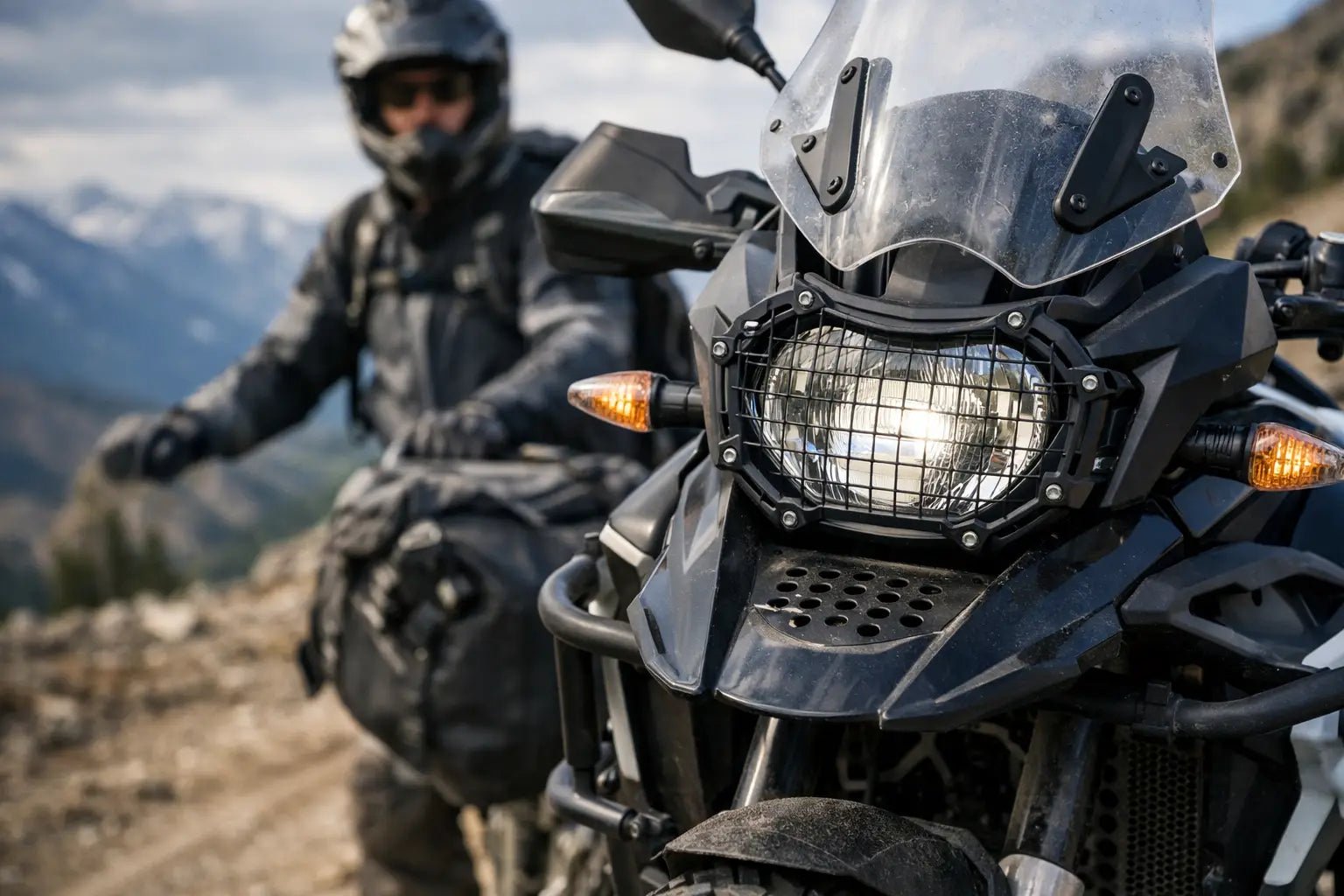 Protezione faro moto off road: come sceglierla - Endurrad®