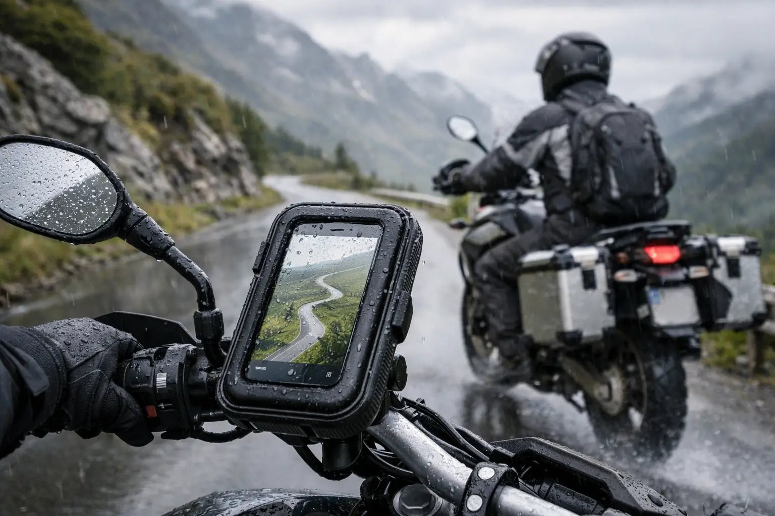 Supporto smartphone moto antipioggia: come sceglierlo - Endurrad®
