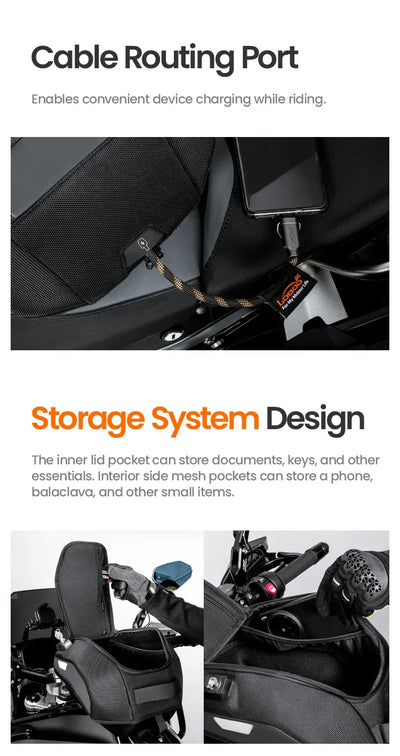 Borsa serbatoio LOBOO BTB13BK per BMW R1300GS Adventure – dettaglio 18
