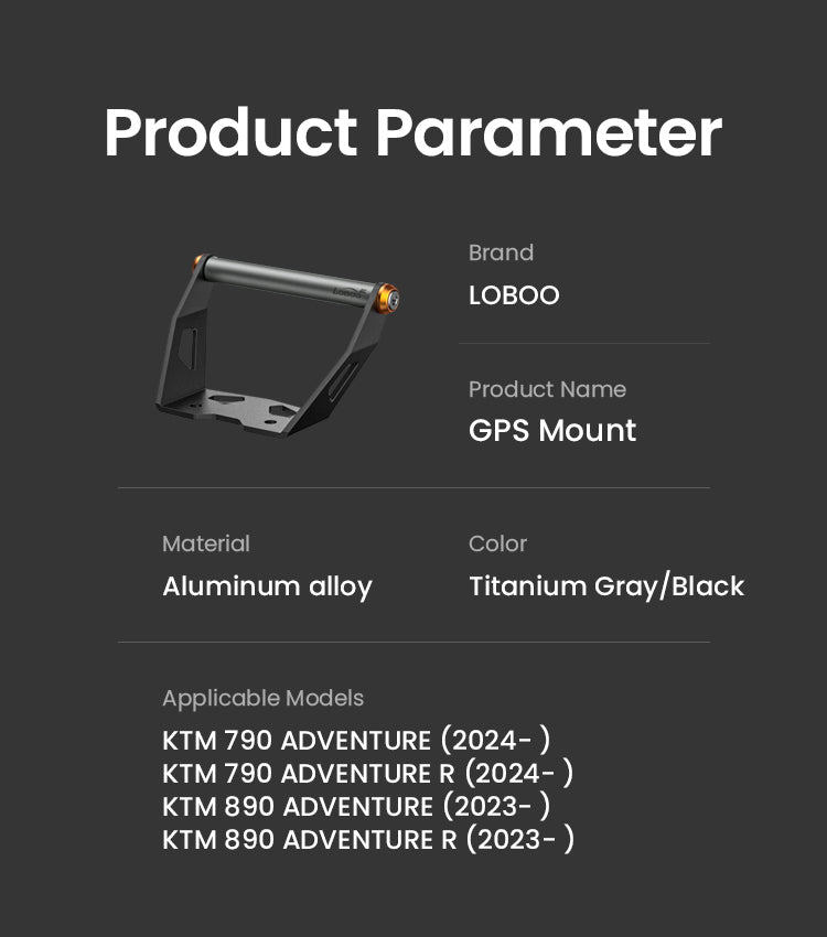 Supporto GPS LOBOO per KTM 390 Adventure – dettaglio 10