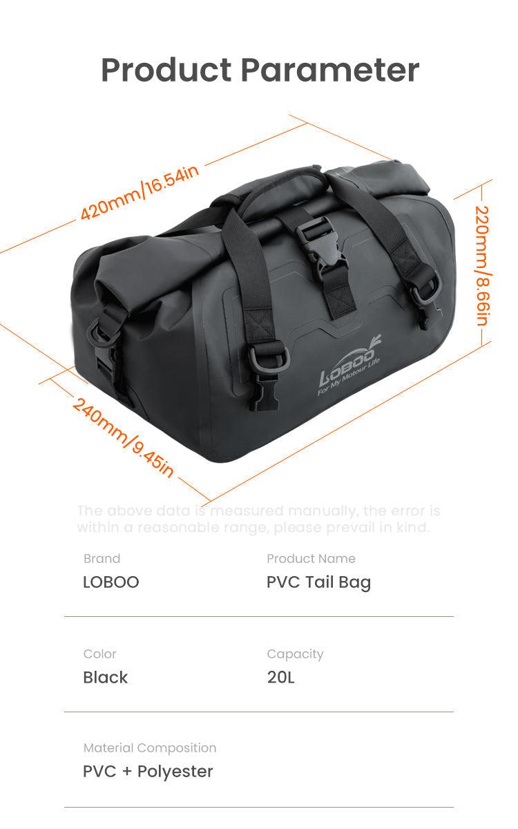 Borsa posteriore LOBOO BWB20PBK – dettaglio 18