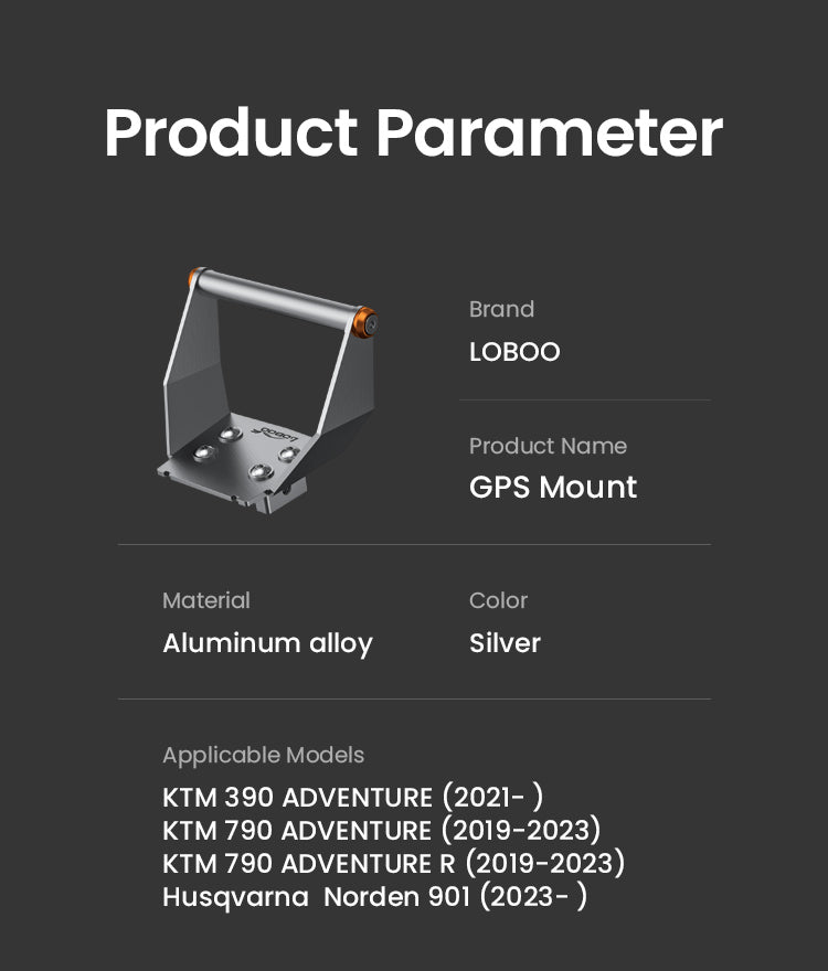 Supporto GPS LOBOO per KTM 390 Adventure – dettaglio 13