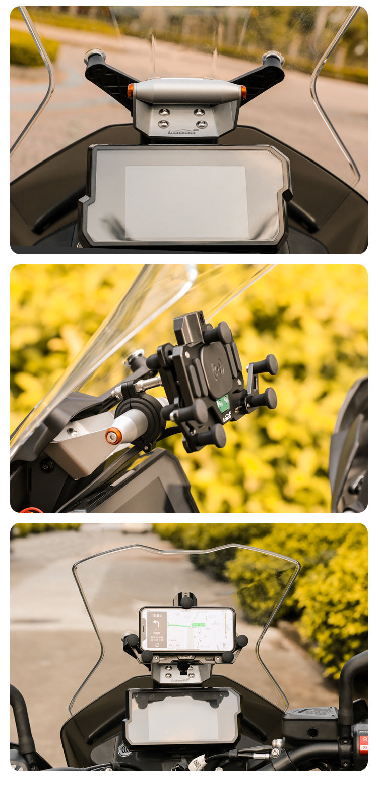 Supporto GPS LOBOO per KTM 390 Adventure – dettaglio 17