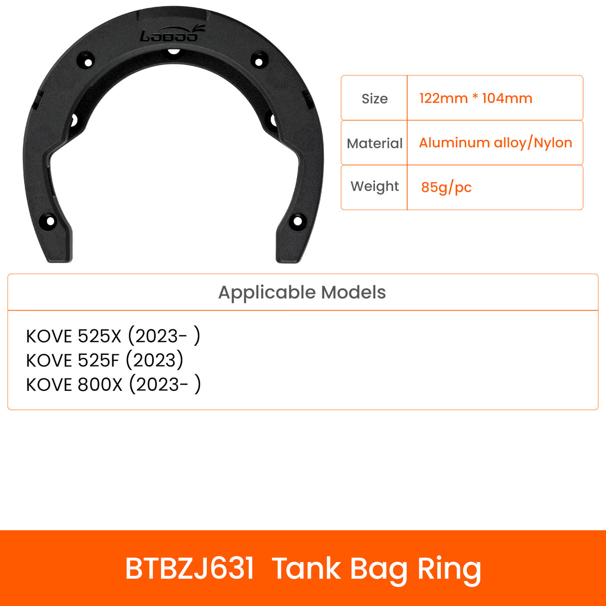 Tankrucksackring: KOVE