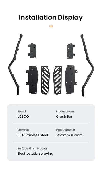 Pedane LOBOO SR250GT per Voge SR250GT – dettaglio 22