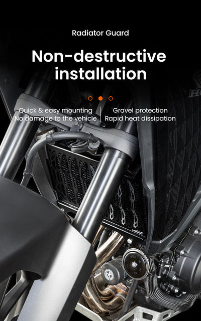 Protezione radiatore LOBOO NX400X per Honda NX500 – dettaglio 7