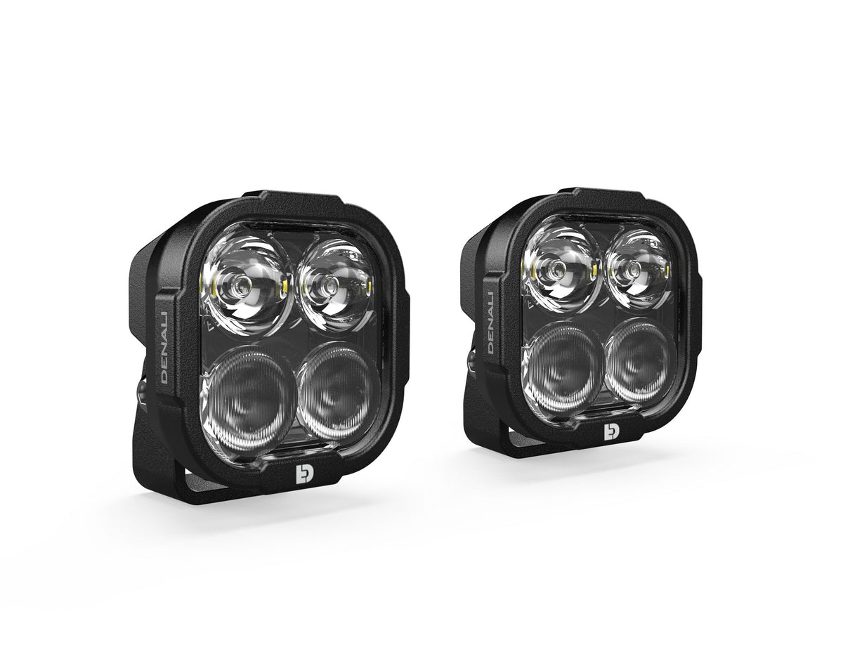 Coppia di faretti LED DL4 bianchi DENALI con tecnologia DataDim