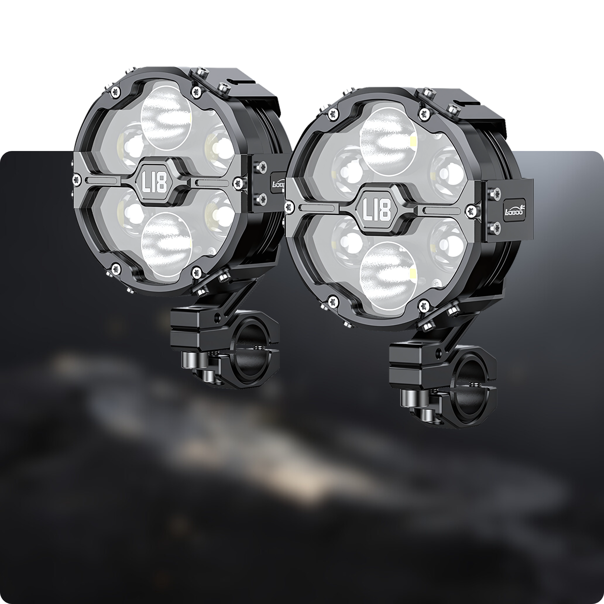 Zusatzscheinwerfer, robust und extrem leistungsstark!