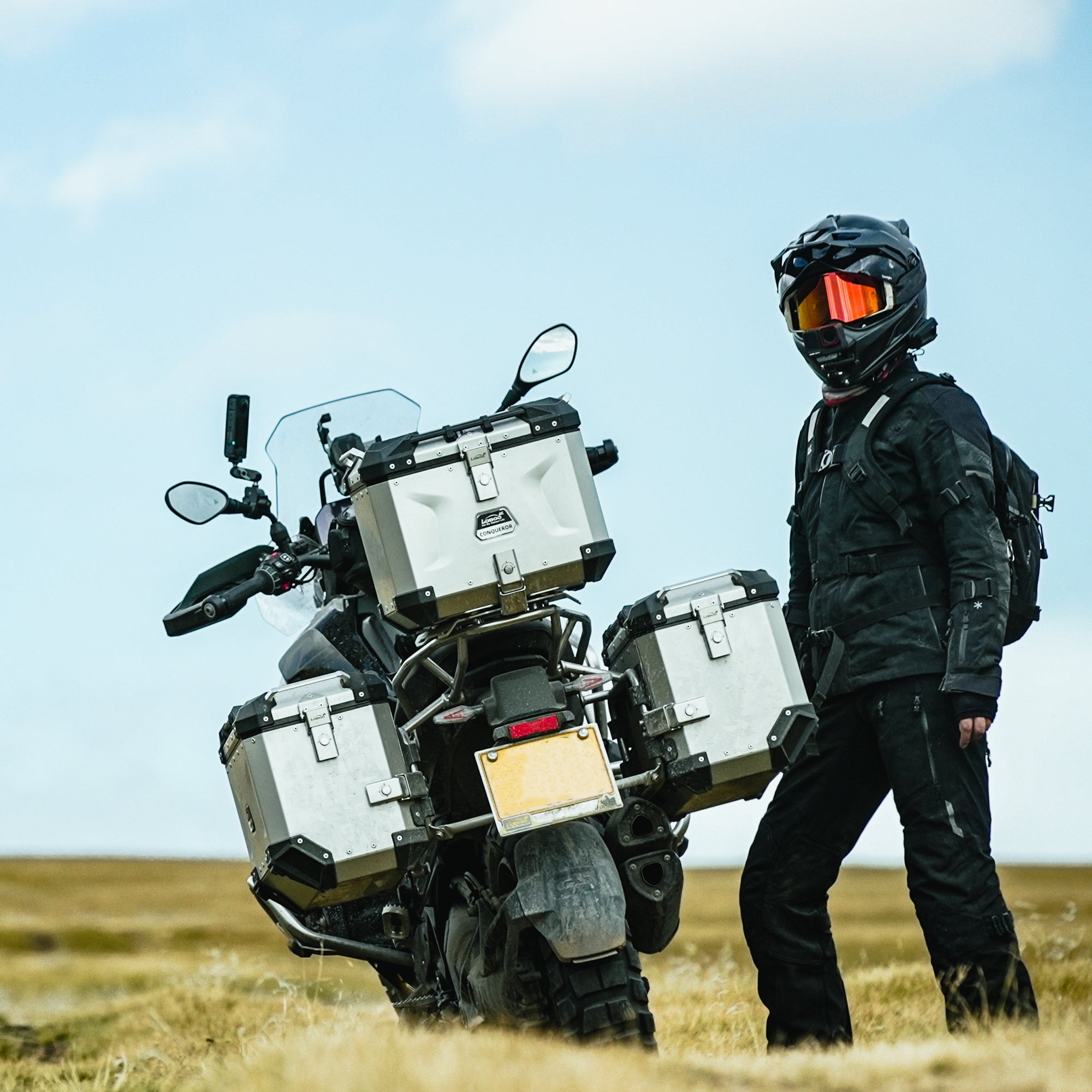 LOBOO CONQUEROR – Koffer, Topcase und Aluminiumträger für BMW R 1300 GS