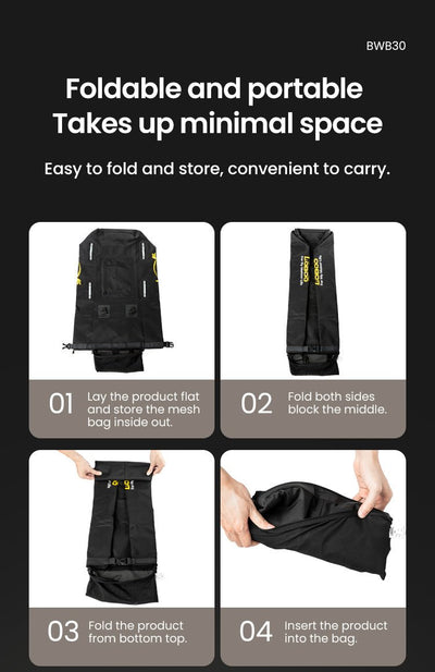 Faltbare und wasserdichte Tasche 30 l – Endurrad.com