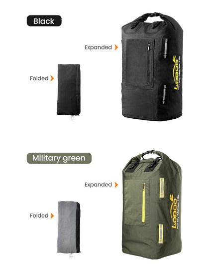 Faltbare und wasserdichte Tasche 30 l – Endurrad.com