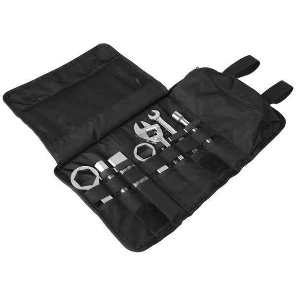 Rollbare Motorradtasche für Werkzeuge | mit TPU-beschichtetem Nylon, integriertem Lineal, 214 g
