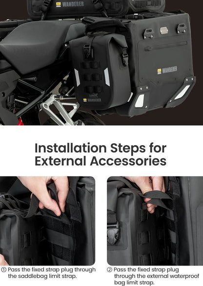 Wasserdichte Tasche 7L MOLLE LOBOO Wanderer - Endurrad.com