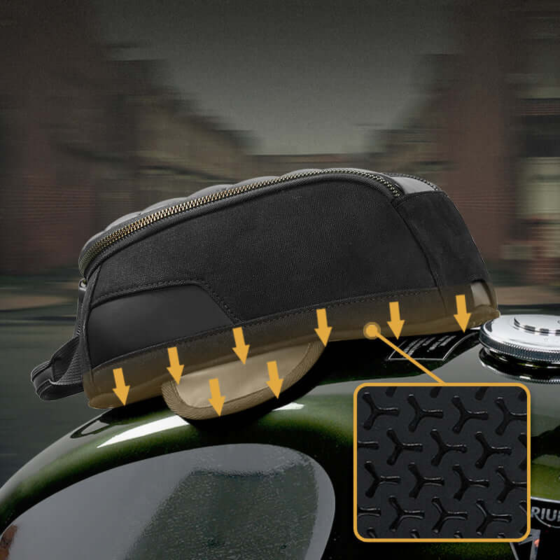 Magnetische Tankrucksack Vintage 3,5 l – Endurrad.com