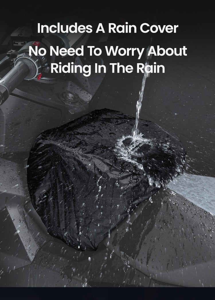 Die Regenhülle ist bereits im Lieferumfang enthalten.