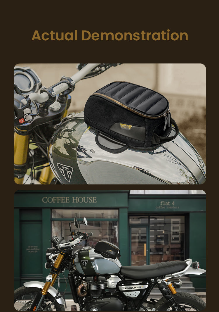 Wie sitzt es auf dem Motorrad?
