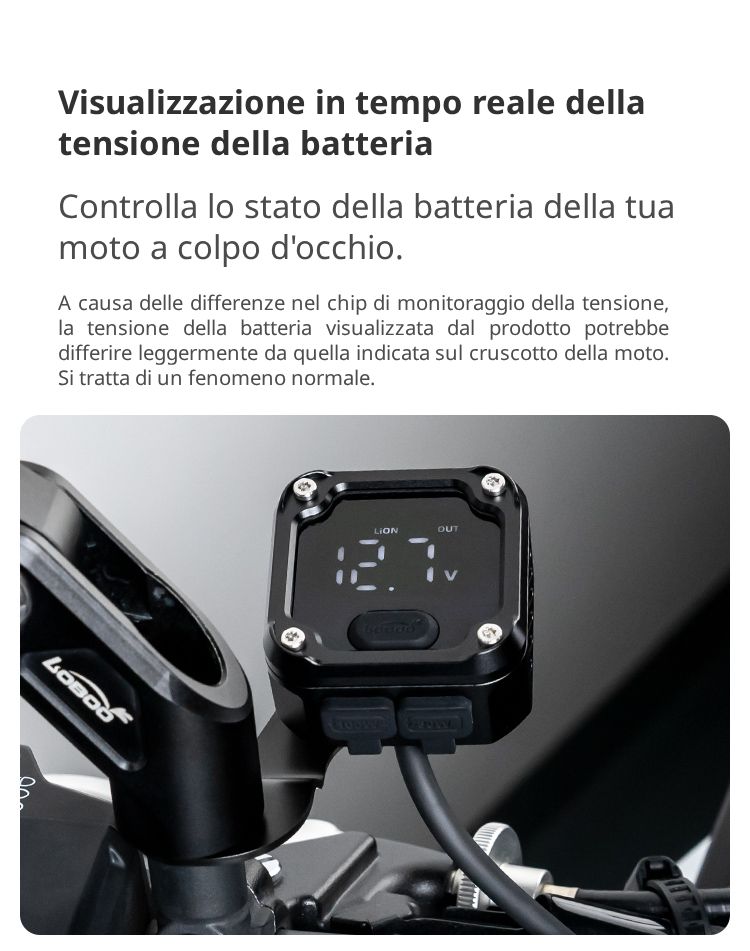 Die Batteriespannung auf einen Blick