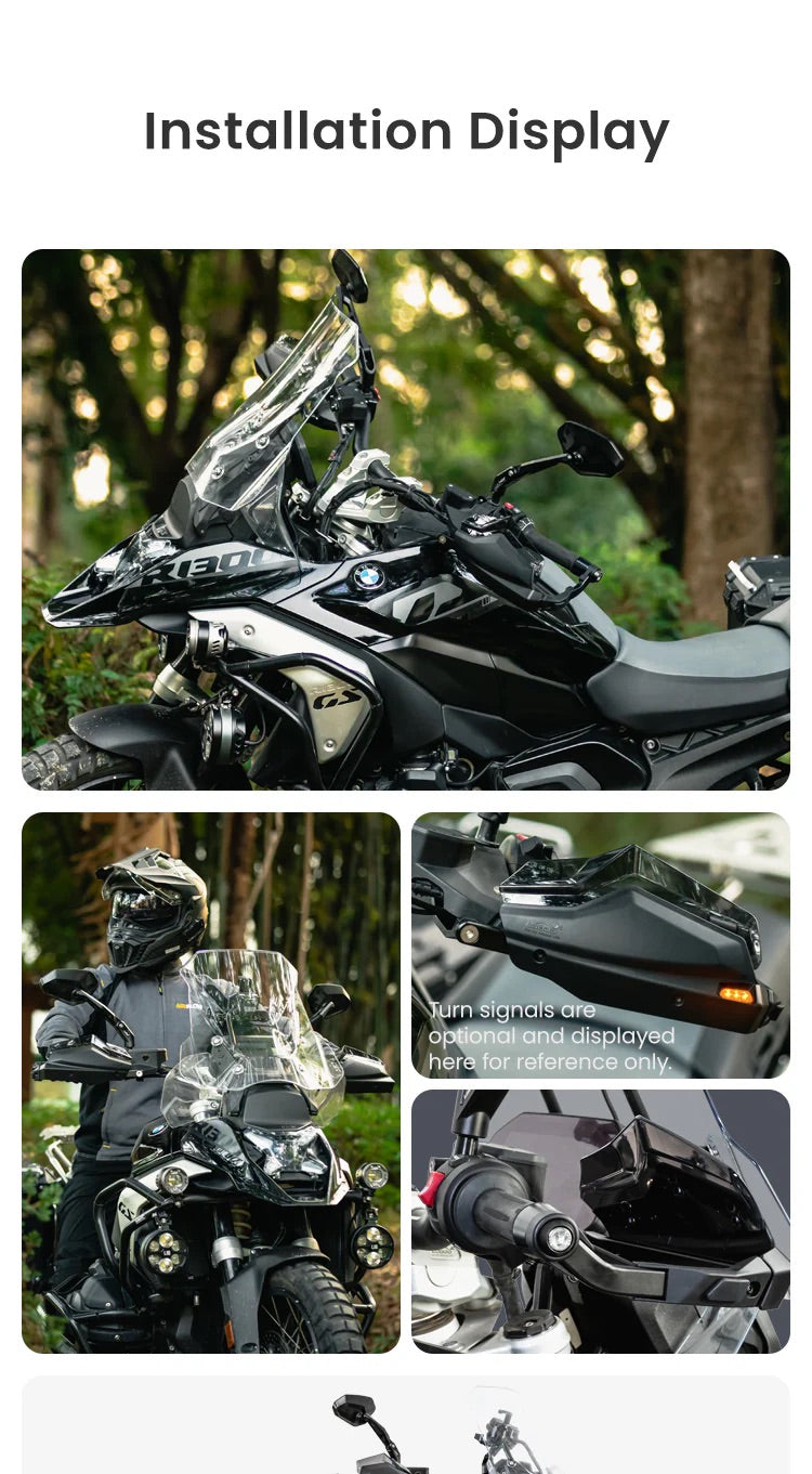 Montiert an einer BMW R 1300 GS