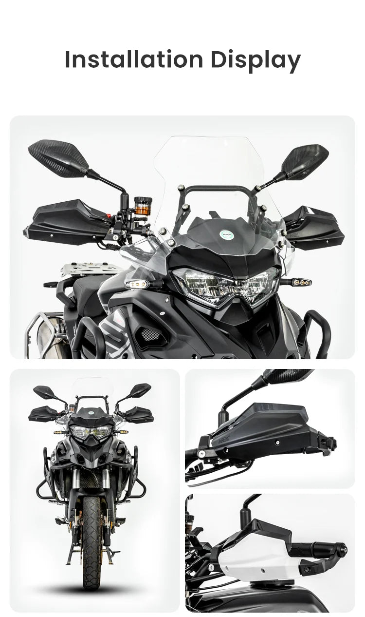 Montiert auf Benelli TRK 552X