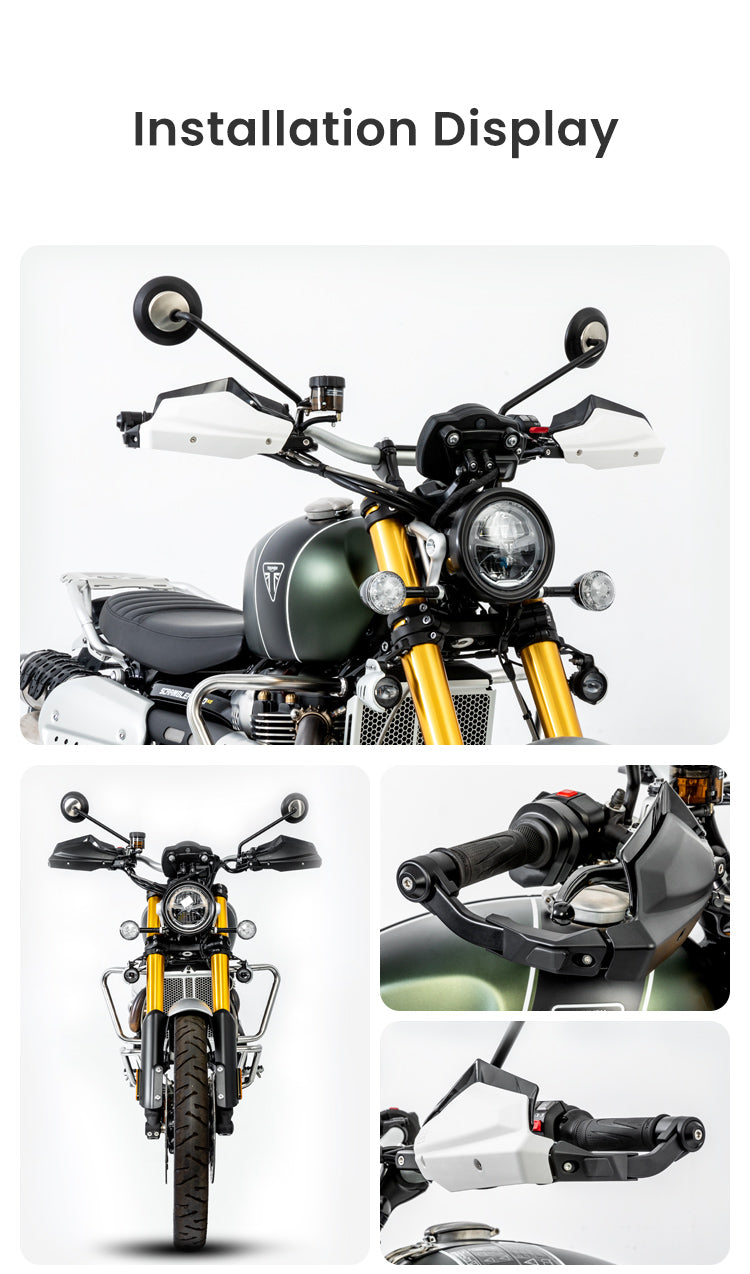 Montiert auf der Triumph Scrambler 1200XE